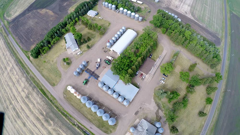 Galloway Seeds — from the air