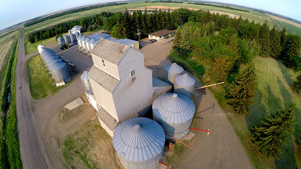 Galloway Seeds — from the air