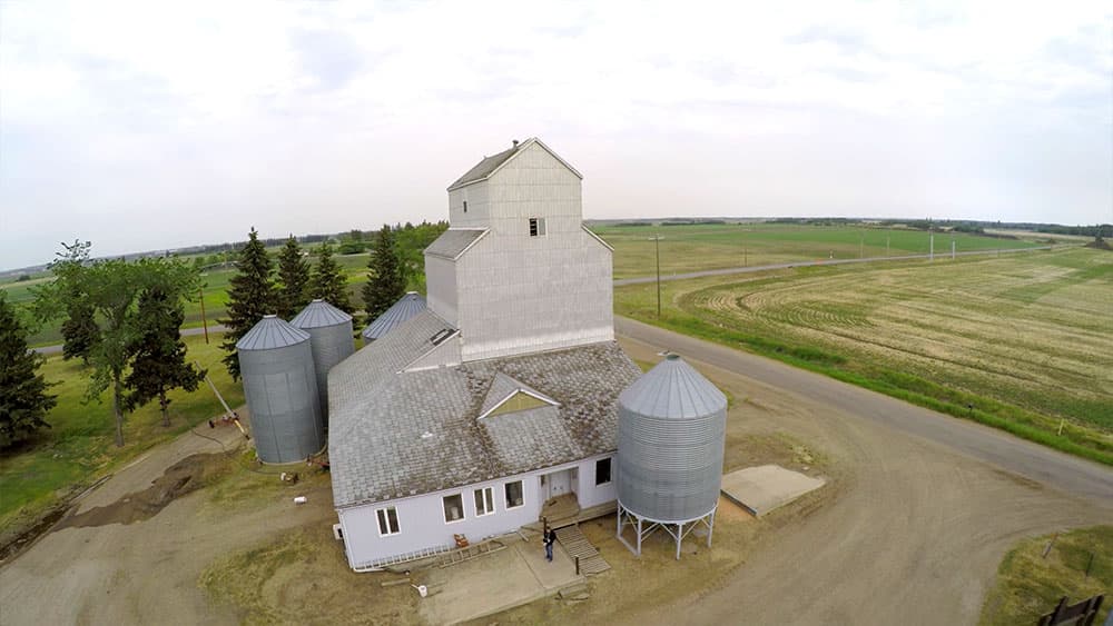 The original Galloway Seeds plant building